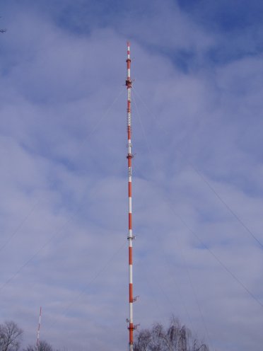Der große Sendemast des NDR