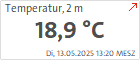Temperatur, 2 m